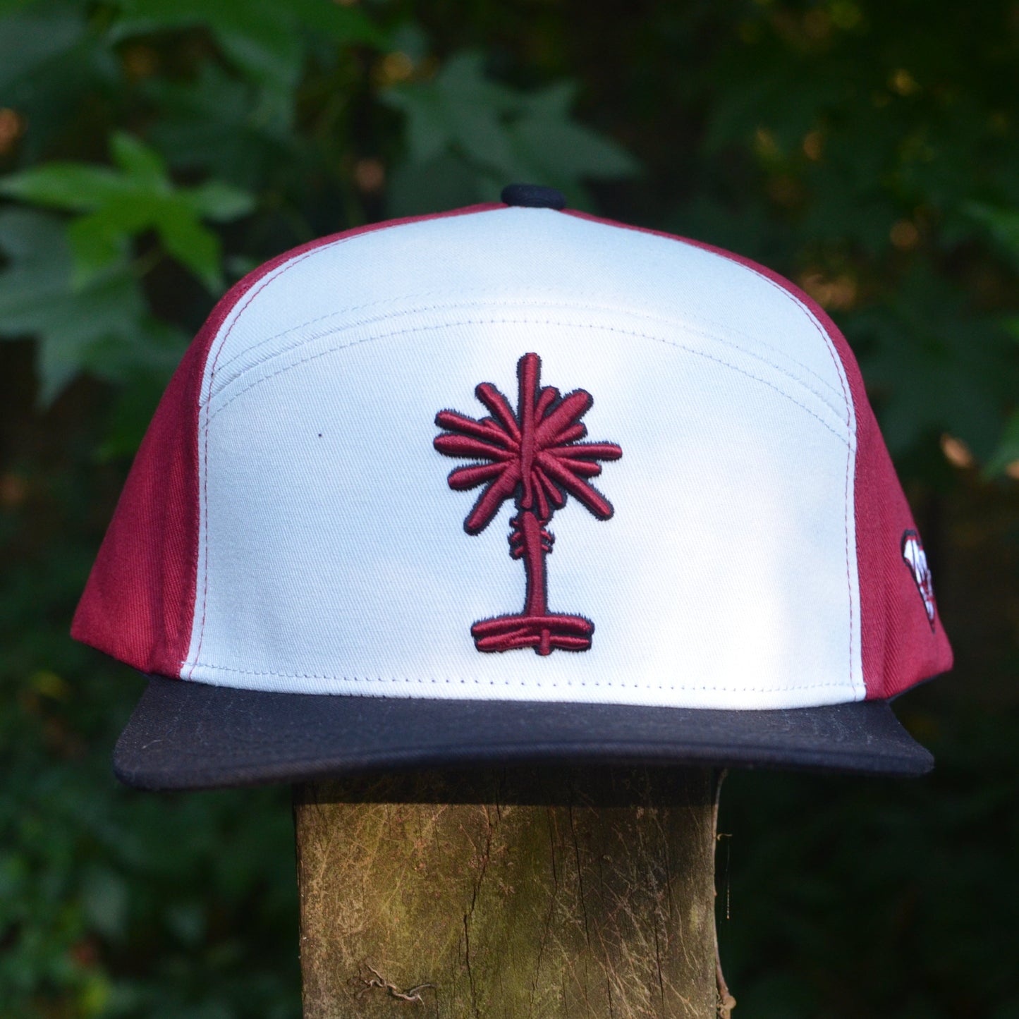 Tri-Color Block South Carolina Palmetto Snapback