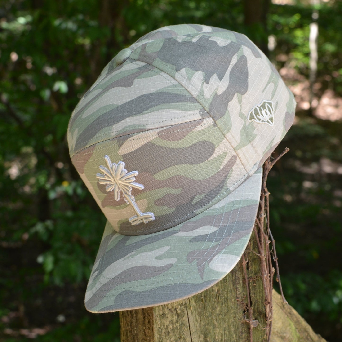 Faded Camo SC Palmetto Tree Snapback Hat