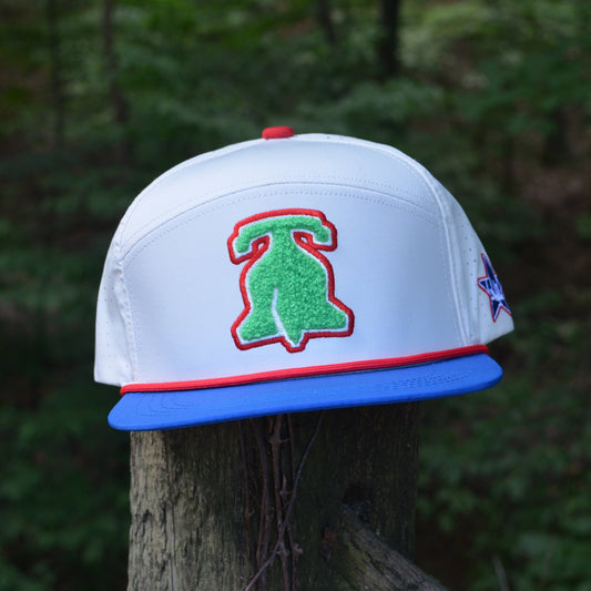 Green Fuzzy Philadelphia Liberty Bell Snapback Rope Hat