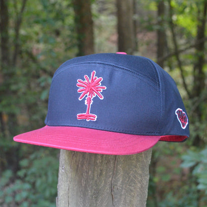 Black + Garnet Classic South Carolina Palmetto Snapback