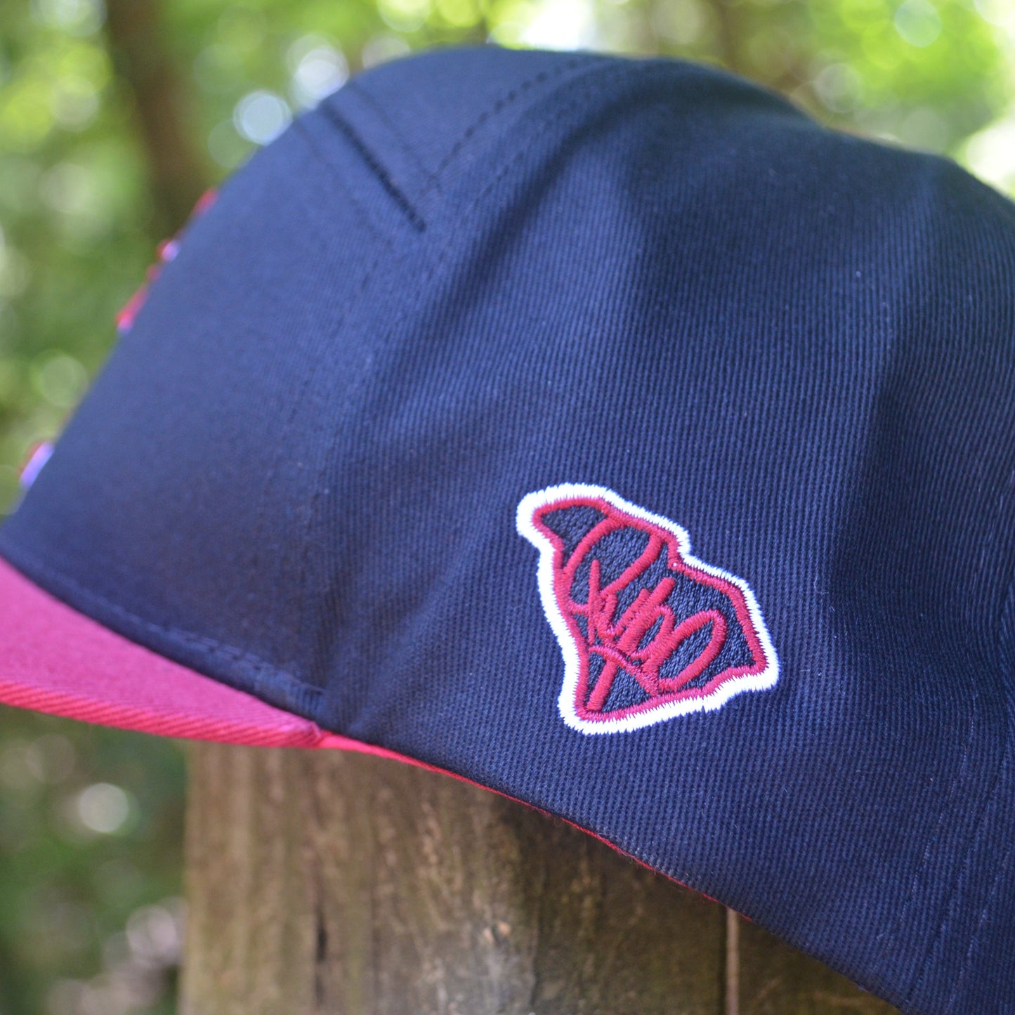 Black + Garnet Classic South Carolina Palmetto Snapback