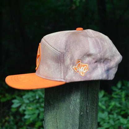 Texas Lone Star Light Acid Wash Snapback Hat