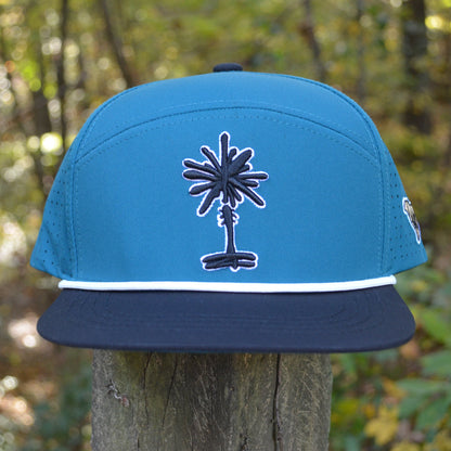 Teal SC Shore Palmetto Snapback