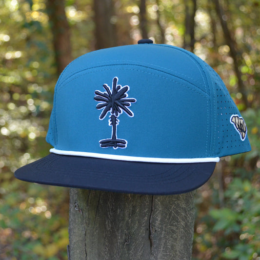 Teal SC Shore Palmetto Snapback