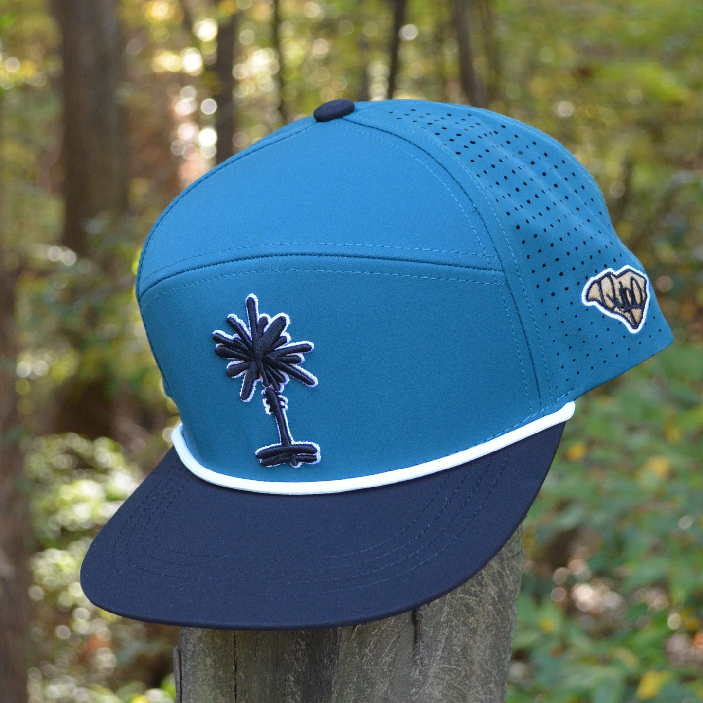 Teal SC Shore Palmetto Snapback