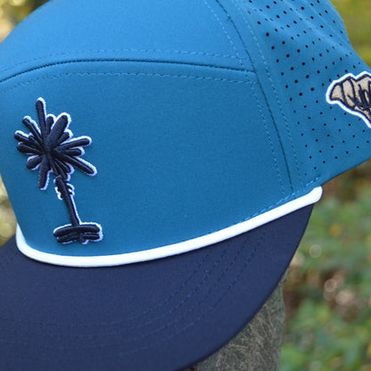 Teal SC Shore Palmetto Snapback
