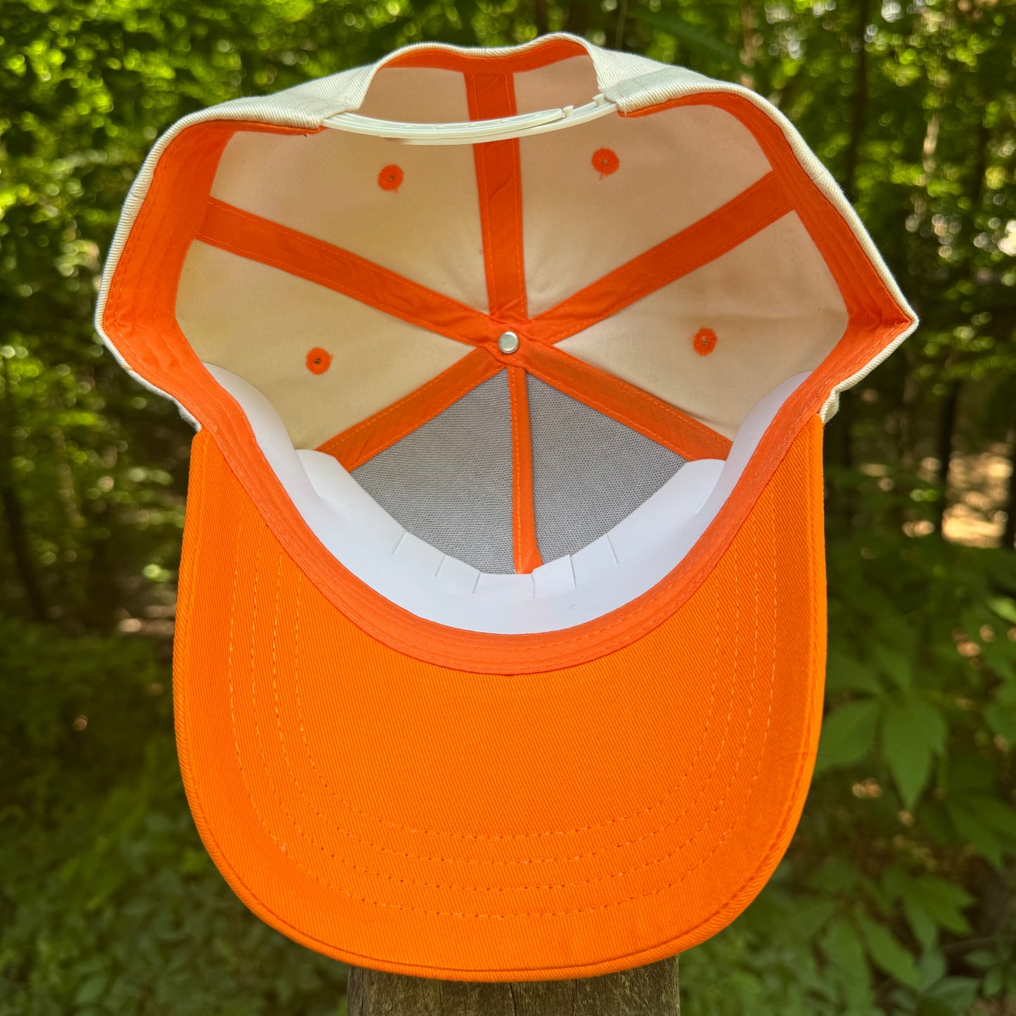 Curved Orange South Carolina Cotton Snapback Hat