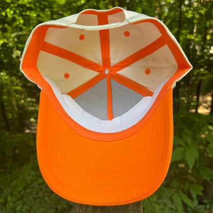 Curved Orange South Carolina Cotton Snapback Hat